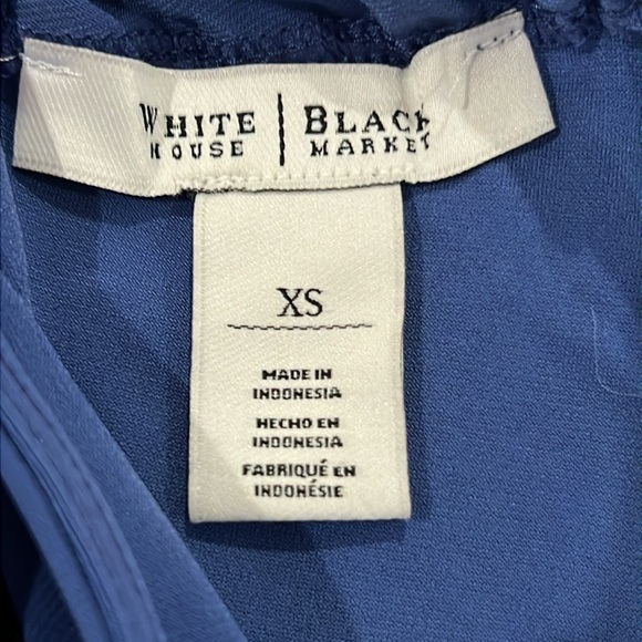 White House Black Market Color-Block Asymmetrical High-Low Shift Dress - Picture 6 of 8